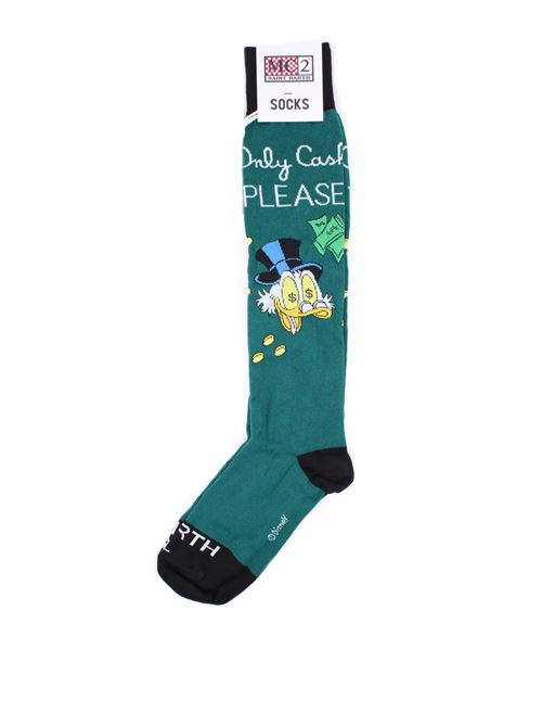 Calzelunghe fantasia Paperone only cash Saint Barth MC2 | Calze | SOX0100318I5100